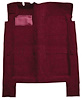 F9189115 1969-70 Galaxie 4-Door/Ranch Wagon - Molded Loop Carpet Kit - Maroon - image 1