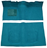 F9190006 1960-64 Galaxie/Fairlane 2-Door w/ Flat Front & Column Shift - Loop Carpet Kit - Aqua - image 1