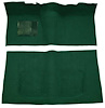 F9190013 1960-64 Galaxie/Fairlane 2-Door w/ Flat Front & Column Shift - Loop Carpet Kit - Dark Green - image 1