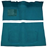 F9190016 1960-64 Galaxie/Fairlane 2-Door w/ Flat Front & Column Shift - Loop Carpet Kit - Dark Teal - image 1