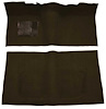 F9190030 1960-64 Galaxie/Fairlane 2-Door w/ Flat Front & Column Shift - Loop Carpet Kit - Dark Brown - image 1
