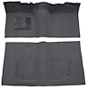 F9190047 1960-64 Galaxie/Fairlane 2-Door w/ Flat Front & Column Shift - Loop Carpet Kit - Gunmetal Gray - image 1