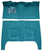 F9190106 1960-64 Fairlane/Galaxie 4-Door Hardtop/Sedan/Wagon; Flat Front Short Rear; Loop Carpet; Kit; Aqua - image 1