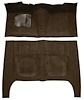 F9190130 1960-64 Fairlane/Galaxie 4-Door Hardtop/Sedan/Wagon; Flat Front Short Rear; Loop Carpet; Kit; Dark Brown - image 1