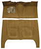 F9190169 1960-64 Fairlane/Galaxie 4-Door Hardtop/Sedan/Wagon; Flat Front Short Rear; Loop Carpet; Kit; Medium Saddle - image 1