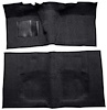 F9190301 1960-64 Fairlane/Galaxie 2-Door w/ Flat Front & Floor Shift - Loop Carpet Kit - Black - image 1