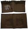 F9190330 1960-64 Fairlane/Galaxie 2-Door w/ Flat Front & Floor Shift - Loop Carpet Kit - Dark Brown - image 1