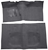F9190347 1960-64 Fairlane/Galaxie 2-Door w/ Flat Front & Floor Shift - Loop Carpet Kit - Gunmetal Gray - image 1