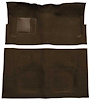 F9190530 1960-64 Galaxie/Fairlane 2-Door w/ Footwells & Column Shift - Loop Carpet Kit - Dark Brown - image 1