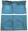 F9190541 1960-64 Galaxie/Fairlane 2-Door w/ Footwells & Column Shift - Loop Carpet Kit - Medium Blue - image 1
