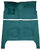F9190616 1960-64 Fairlane/Galaxie 4-Door w/ Foot Wells and Column Shift - Loop Carpet Kit - Dark Teal - image 1