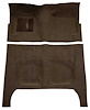 F9190630 1960-64 Fairlane/Galaxie 4-Door w/ Foot Wells and Column Shift - Loop Carpet Kit - Dark Brown - image 1