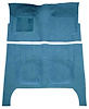 F9190641 1960-64 Fairlane/Galaxie 4-Door w/ Foot Wells and Column Shift - Loop Carpet Kit - Medium Blue - image 1