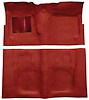 F9190802 1960-64 Fairlane/Galaxie 2-Door w/ Foot Wells & Floor Shift - Loop Carpet Kit - Red - image 1