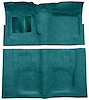 F9190806 1960-64 Fairlane/Galaxie 2-Door w/ Foot Wells & Floor Shift - Loop Carpet Kit - Aqua - image 1