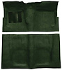 F9190813 1960-64 Fairlane/Galaxie 2-Door w/ Foot Wells & Floor Shift - Loop Carpet Kit - Dark Green - image 1