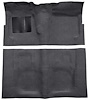 F9190847 1960-64 Fairlane/Galaxie 2-Door w/ Foot Wells & Floor Shift - Loop Carpet Kit - Gunmetal Gray - image 1