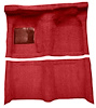 F9190902 1963-65 Falcon/Comet 2-Door Hardtop/1960-65 Ranchero w/ Column Shift; Molded Loop Carpet; Kit; Red - image 1