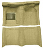 F9190909 1963-65 Falcon/Comet 2-Door Hardtop/1960-65 Ranchero w/ Column Shift; Molded Loop Carpet; Kit; Ivy Gold - image 1