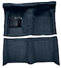 F9190912 1963-65 Falcon/Comet 2-Door Hardtop/1960-65 Ranchero w/ Column Shift; Molded Loop Carpet; Kit; Dark Blue - image 1