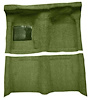 F9190919 1963-65 Falcon/Comet 2-Door Hardtop/1960-65 Ranchero w/ Column Shift; Molded Loop Carpet; Kit; Moss Green - image 1