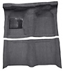 F9190947 1963-65 Falcon/Comet 2-Door Hardtop/1960-65 Ranchero w/ Column Shift; Molded Loop Carpet; Kit; Gunmetal Gray - image 1