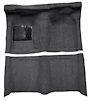 F9190957 1963-65 Falcon/Comet 2-Door Hardtop/1960-65 Ranchero w/ Column Shift; Molded Loop Carpet; Kit; Charcoal - image 1