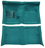 F9191106 1963-65 Falcon/Comet 2-Door Hardtop/1960-65 Ranchero w/ Floor Shift - Molded Loop - Aqua - image 1