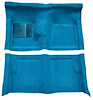 F9191141 1963-65 Falcon/Comet 2-Door Hardtop/1960-65 Ranchero w/ Floor Shift - Molded Loop - Medium Blue - image 1