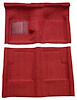 F9191202 1960-65 Falcon/Comet 2/4-Door Sedan V8 w/ Floor Shift; Molded Loop Carpet; Kit; Red - image 1