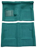 F9191206 1960-65 Falcon/Comet 2/4-Door Sedan V8 w/ Floor Shift; Molded Loop Carpet; Kit; Aqua - image 1