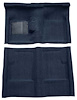 F9191212 1960-65 Falcon/Comet 2/4-Door Sedan V8 w/ Floor Shift; Molded Loop Carpet; Kit; Dark Blue - image 1