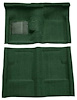 F9191213 1960-65 Falcon/Comet 2/4-Door Sedan V8 w/ Floor Shift; Molded Loop Carpet; Kit; Dark Green - image 1