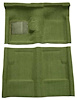 F9191219 1960-65 Falcon/Comet 2/4-Door Sedan V8 w/ Floor Shift; Molded Loop Carpet; Kit; Moss Green - image 1