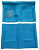 F9191241 1960-65 Falcon/Comet 2/4-Door Sedan V8 w/ Floor Shift; Molded Loop Carpet; Kit; Medium Blue - image 1