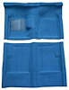 F9191262 1960-65 Falcon/Comet 2/4-Door Sedan V8 w/ Floor Shift; Molded Loop Carpet; Kit; Ford Blue - image 1