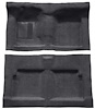 F9191357 1963-65 Falcon/Comet 2-Door Convertible w/ Column Shift Molded Loop Carpet; Kit; Charcoal - image 1