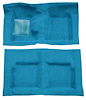 F9191404 1963-65 Falcon/Comet 2-Door Convertible V8 w/ Floor Shift; Molded Loop Carpet; Kit; Bright Blue - image 1