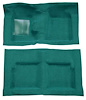 F9191406 1963-65 Falcon/Comet 2-Door Convertible V8 w/ Floor Shift; Molded Loop Carpet; Kit; Aqua - image 1