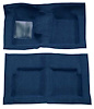 F9191412 1963-65 Falcon/Comet 2-Door Convertible V8 w/ Floor Shift; Molded Loop Carpet; Kit; Dark Blue - image 1