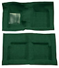 F9191413 1963-65 Falcon/Comet 2-Door Convertible V8 w/ Floor Shift; Molded Loop Carpet; Kit; Dark Green - image 1