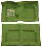 F9191419 1963-65 Falcon/Comet 2-Door Convertible V8 w/ Floor Shift; Molded Loop Carpet; Kit; Moss Green - image 1