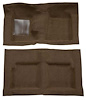 F9191430 1963-65 Falcon/Comet 2-Door Convertible V8 w/ Floor Shift; Molded Loop Carpet; Kit; Dark Brown - image 1