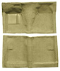 F9191509 1962-65 Fairlane/Mercury Meteor 2-Door Hardtop/Sedan w/ Column Shift; Full Molded Loop Carpet; Kit; Ivy Gold - image 1