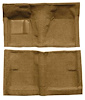 F9191569 1962-65 Fairlane/Mercury Meteor 2-Door Hardtop/Sedan w/ Column Shift; Full Molded Loop Carpet; Kit; Medium Saddle - image 1