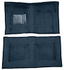 F9193812 1965-68 Galaxie/Full Size 2-Door Hardtop/Sedan w/ Column Shift - Molded Loop Carpet Kit - Dark Blue - image 1
