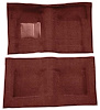 F9193815 1965-68 Galaxie/Full Size 2-Door Hardtop/Sedan w/ Column Shift - Molded Loop Carpet Kit - Maroon - image 1