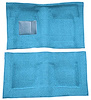 F9193841 1965-68 Galaxie/Full Size 2-Door Hardtop/Sedan w/ Column Shift - Molded Loop Carpet Kit - Medium Blue - image 1