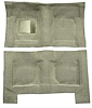 F9193944 1965-68 Galaxie/Full-Size 4-Door Sedan/Wagon w/ Column Shift - Molded Loop Carpet Kit - Fawn Sandalwood - image 1