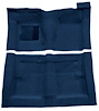 F9194012 1966-71 Fairlane/Torino 2-Door Sedan w/ Column Shift - Molded Loop Carpet Kit - Dark Blue Dark Blue - image 1